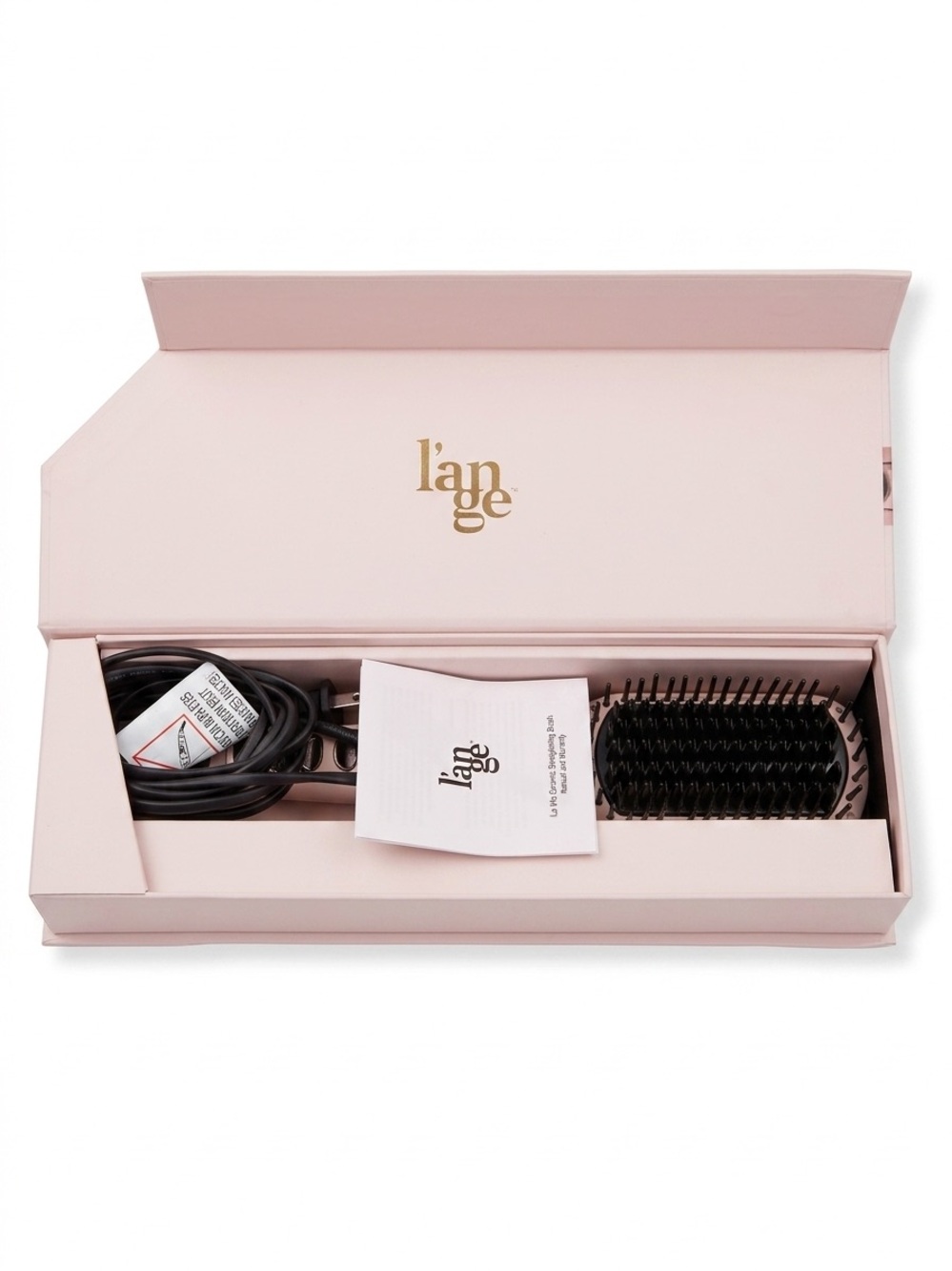 L'ange Hair Le Vite Blush Hairbrush Straightener